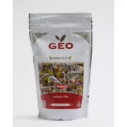 mix andante geo kiemzaden mungboon alfalfa radijs met verpakking