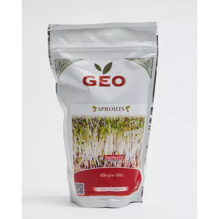 Mischung Allegro Geo Keimsaaten Lauch, Kresse, Rucola, Alfalfa