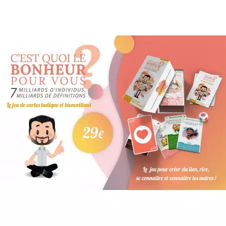 Le jeu du bonheur, Découvrez les 7 familles du bonheur