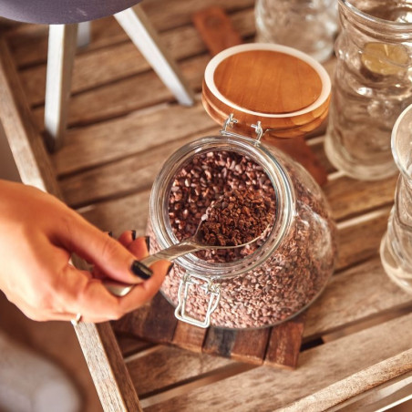 Criollo variety raw cacao nibs