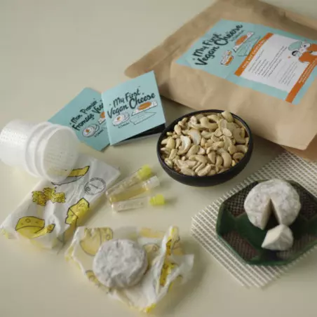 kit de falso queijo vromage caju camembert cashewbert