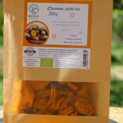 organic dried sliced turmeric origin Madagascar