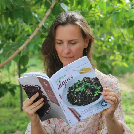 Aurélie Viard, author of the book "Cooking with Seaweed: Vegetarian and Vegan Recipes"