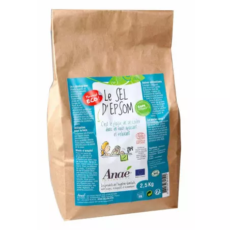 Epsom-Salz Magnesiumsulfat vegan Ecocert Cosmos Hautvitalität
