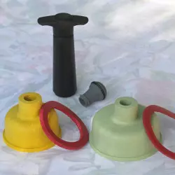 kit bocup bell jar vacuum packaging and manual vacuum pump and stopper