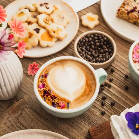 latte zonder koffie, alternatief voor cafeïnevrije koffie