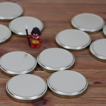 Metal lid for jars