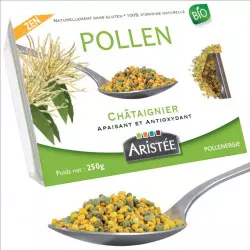 raw chestnut pollen Pollenergie box