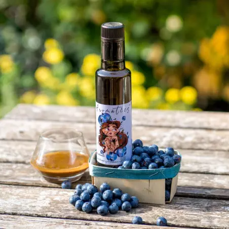 Organic blueberry and seawater vinegar