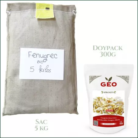 Semillas germinadas de fenogreco Biovie