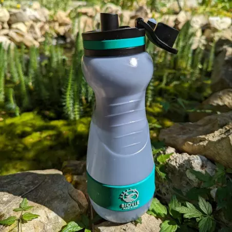 Bio-based filtering water bottle - 550 mL