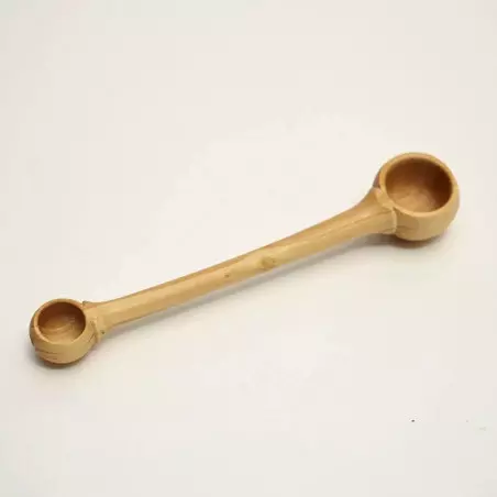 double-headed spoon for measuring powders and spices