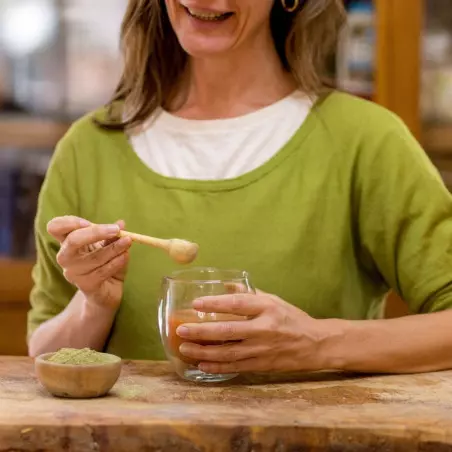 doppio cucchiaio per la misurazione e la cucina