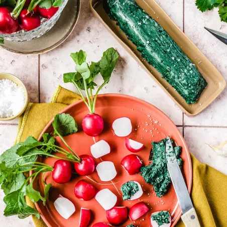 fresh spirulina spread