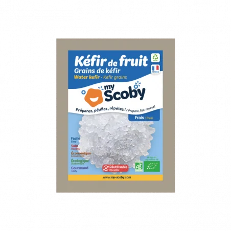 packaging grains de kefir frais