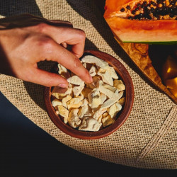 Gefriergetrockneter Durian, ein gesunder und knuspriger Snack