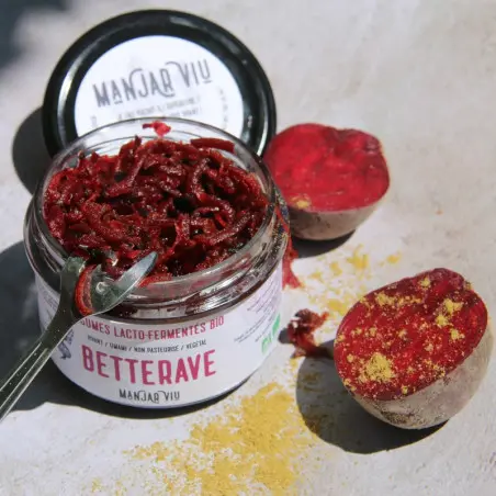 Betterave et Chou blanc lacto-fermentés au cumin BIO