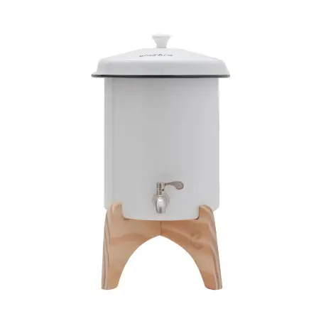 Support en bois pour Ecofiltro 20L : Purificateur eau naturel et durable