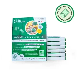 la spiruline dans l'alimentation quotidienne, spiruline fraiche surgelée