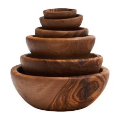 Handmade bowls in recycled olive wood | BIOVIE