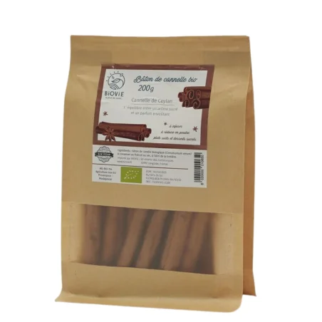 Palo de Canela de Ceilán Orgánico (200 g)