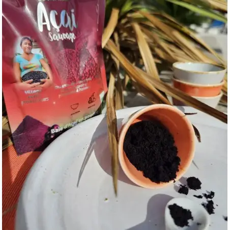 Gefriergetrocknetes BIO und fair gehandeltes Açaí-Pulver - 80g