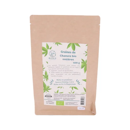 Organic hemp seeds | Les Chanvres de l'Atlantique