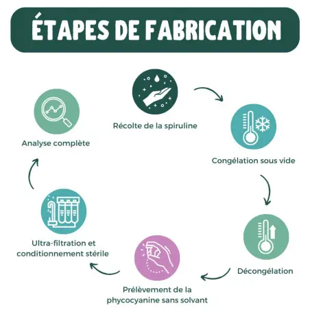 fabrication phycocyanine