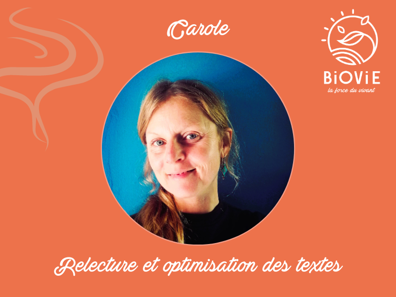 Carole, Korrekturleserin bei Biovie