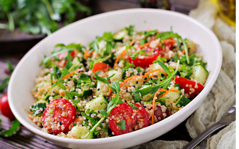 Salade de Quinoa Germé aux Légumes