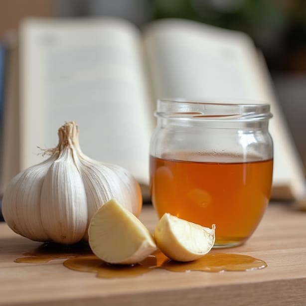 Recette de l'ail fermenté au miel