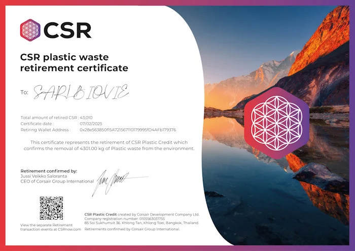 CSR amplivo plastic neutrality Biovie